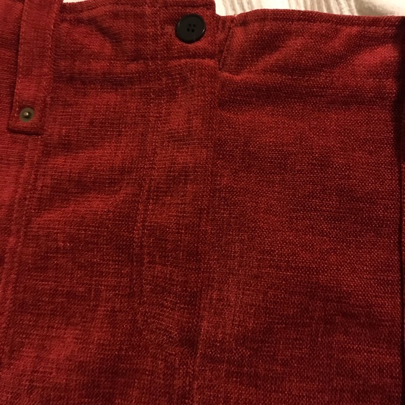 McQ by Alexander McQueen Major Patch-Pocket red mini skirt - Picture 9 of 9